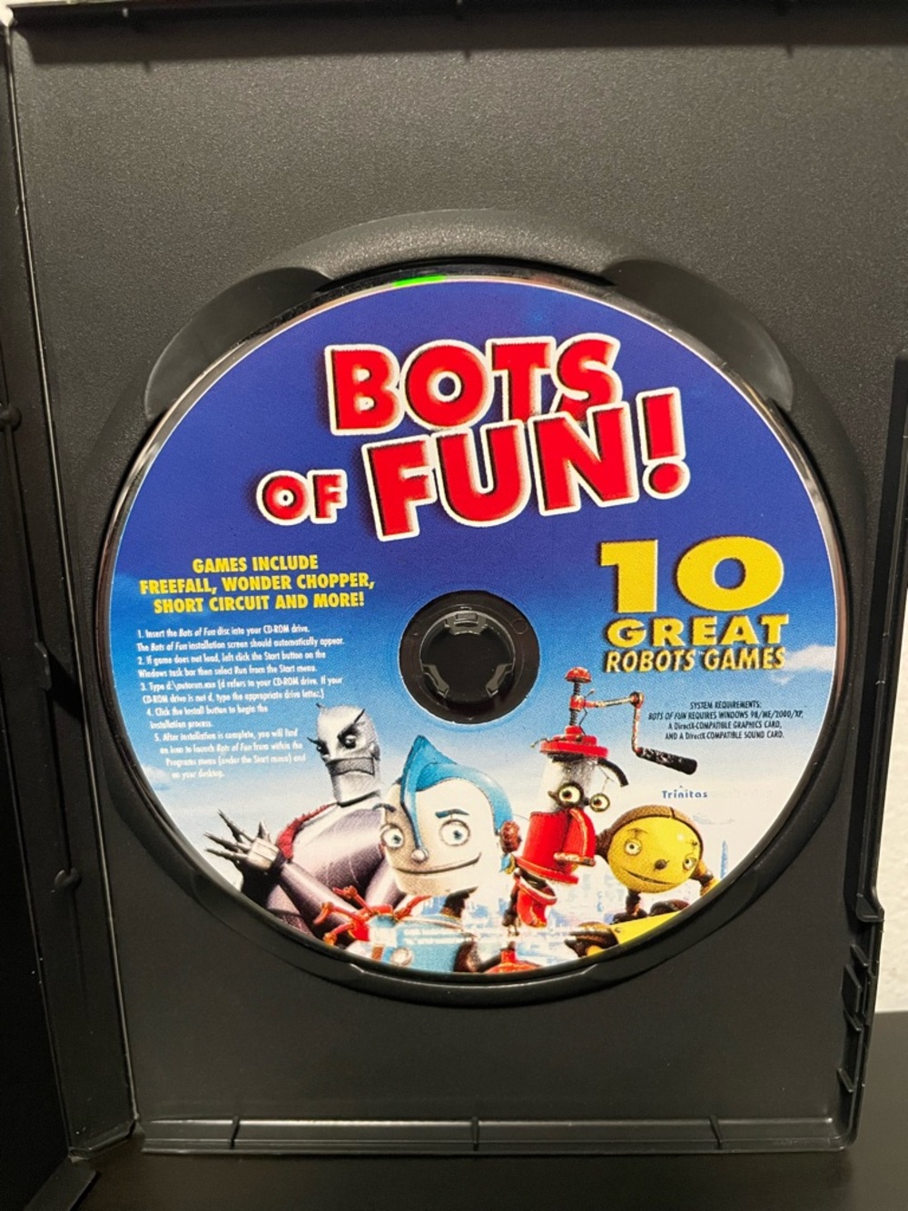 Bots of Fun! Video Game Disc - Blue